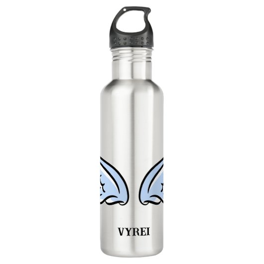 Schattigee kleine engelenvleugels waterfles (Voorkant)