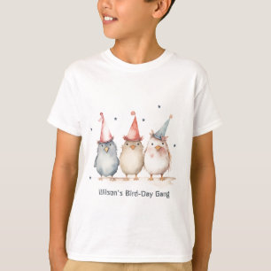 Schattigee kleine feestvogels elke leeftijd kinder t-shirt