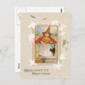 Schattigee kleine heks  Briefkaart (Voorkant / Achterkant)