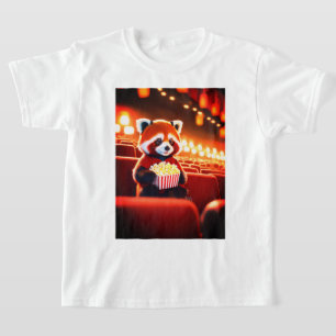 Schattigee kleine humanoïde rode panda boy tshirt
