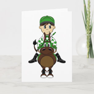 Schattigee kleine jockey Kaart