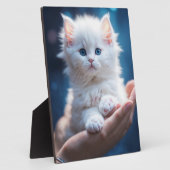 Schattigee kleine kitten design framers fotoplaat (Zijkant)
