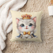 Schattigee kleine Kitten Prince Kussen (Deken)