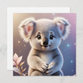 Schattigee kleine Koala Fantasy Dreamy Gradient (Voorkant / Achterkant)