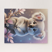 Schattigee kleine Koala Fantasy Dreamy Gradient Legpuzzel (Horizontaal)