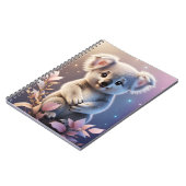 Schattigee kleine Koala Fantasy Dreamy Gradient Notitieboek (Linkerzijde)