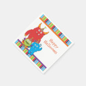 Schattigee kleine monsters verjaardagsfeestje serv servetten (Hoek)