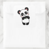 Schattigee kleine panda Sticker (Tas)