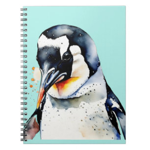 Schattigee kleine pinguïns notitieboek