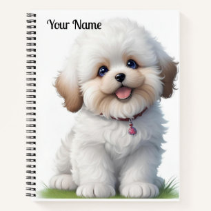 Schattigee kleine shih tzu puppy Hondenliefhebber Notitieboek