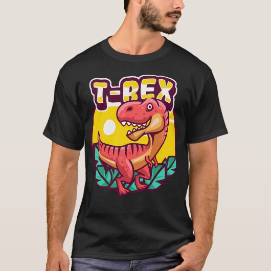 Schattigee kleine T-Rex T-shirt (Voorkant)