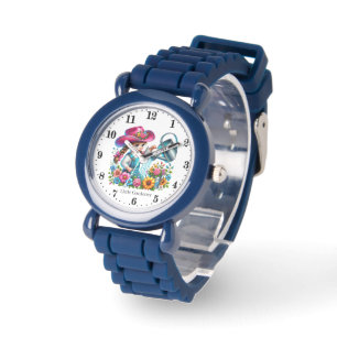 Schattigee kleine tuinman meisjes horloge