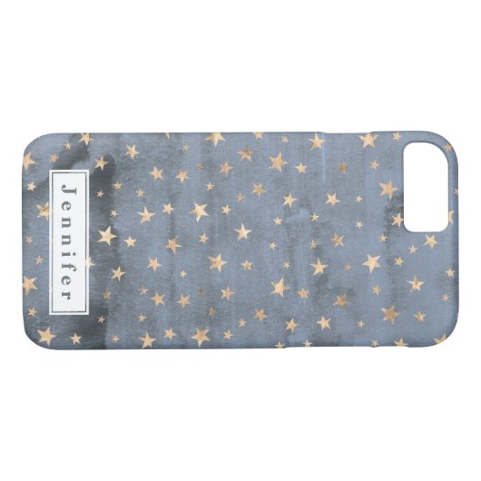 Schattigee kleine twinkle star maagdenpalm geperso Case-Mate iPhone case (Achterkant (Horizontaal))
