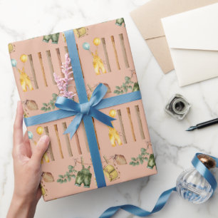 Schattigee kleine visser Gevist Baby shower Cadeaupapier