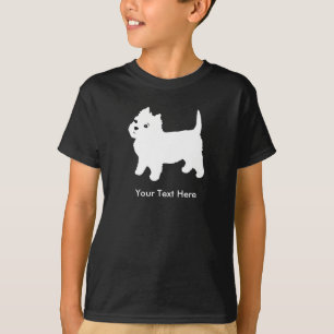 Schattigee Kleine Westie Hond - Westhighland Terri T-shirt