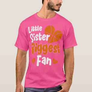Schattigee kleine zus basketbal Ik ben zijn groots T-shirt