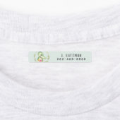 Schattigee Kleurrijke Alligator School Kinderopvan Labels (Aangebracht)