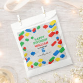 Schattigee Kleurrijke Bakstenen Bouwstenen Kindere Bedankzakje (Geknipt)