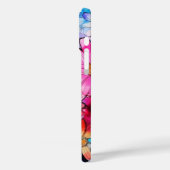 Schattigee Kleurrijke  Bloemenkunst Case-Mate iPhone Case (Achterkant / Links)