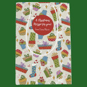 Schattigee Kleurrijke Cadeaus Kerst Gift Bag Medium Cadeauzakje
