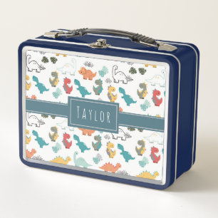 Schattigee Kleurrijke Dinosaurus Patroon Kinder Na