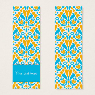 Schattigee kleurrijke doodle dot en hart design Bl Mini Visitekaartjes