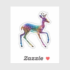 Schattigee Kleurrijke Giraffe Sticker