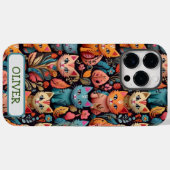 Schattigee kleurrijke grillige Kittens Case-Mate iPhone Case (Achterkant (horizontaal))