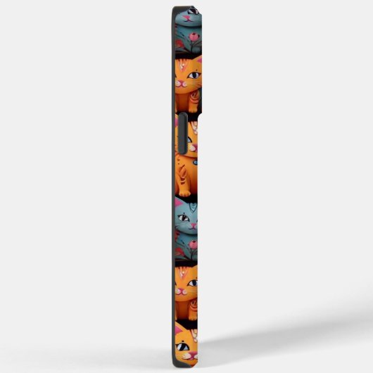 Schattigee kleurrijke grillige Kittens Case-Mate iPhone Case (Achterkant / Rechts)