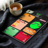 Schattigee Kleurrijke Halloween Printable Planner Kaart