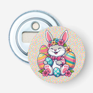 Schattigee, kleurrijke Hawaiiaanse/tropische paash Button Flesopener