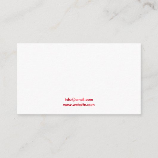 Schattigee Kleurrijke Ice Cream Sundae Illustratie Visitekaartje (Achterkant)