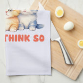 Schattigee kleurrijke Kittens - leven zonder katte Theedoek (Quarter Fold)