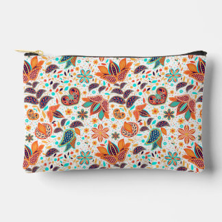 Schattigee kleurrijke klassieke bloemenpatronen pl etui