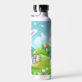 Schattigee, kleurrijke paashaas waterfles (Rechts)