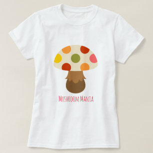 Schattigee kleurrijke paddenstoelen citaat T-Shirt