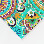 Schattigee kleurrijke Paisley Fleece Deken (Hoek)