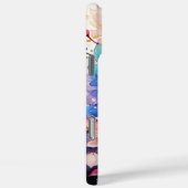 Schattigee kleurrijke retro bloemenkunst Case-Mate iPhone case (Achterkant / Rechts)