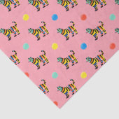 Schattigee kleurrijke tijgerkat eclectisch tissuepapier (Detail)