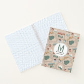 Schattigee kleurrijke treinsporen Kinder schetsboe Notitieboek (Binnen)