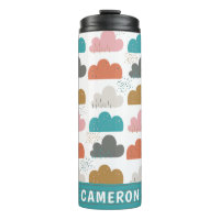 Schattigee kleurrijke wolken gepersonaliseerde naa