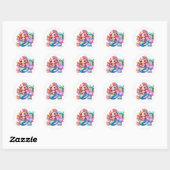 Schattigee Kleurrijke Zeemeermin Stickers (Vel)