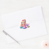 Schattigee Kleurrijke Zeemeermin Stickers (Envelop)