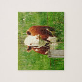 Schattigee knuffel Koe Vriend 4Jeremy Legpuzzel (Verticaal)