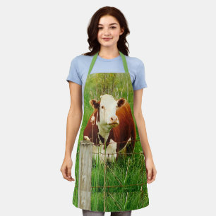 Schattigee Knuffelige Koe 4Caryn All-Over Print Sc Schort