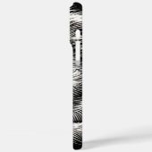 Schattigee Koala Beer illustratie op lederen achte Case-Mate iPhone Case (Achterkant / Links)