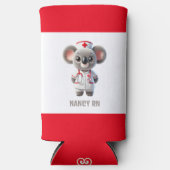 Schattigee Koala Beer Nurse met rode stethoscoop (Voorkant)