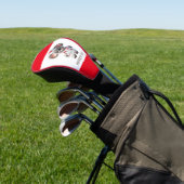 Schattigee Koala Beer Nurse met rode stethoscoop Golfheadcover (Insitu)