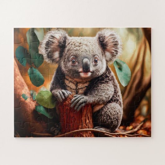 Schattigee Koala Beer puzzel (Horizontaal)