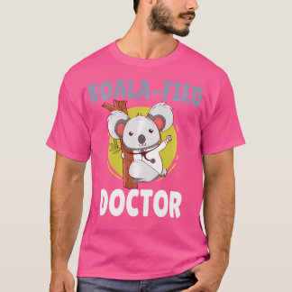 Schattigee Koala Doctor Funny Med Student Afstuder T-shirt